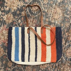 Rays for Days Colorful Striped Weekender Tote Bag
